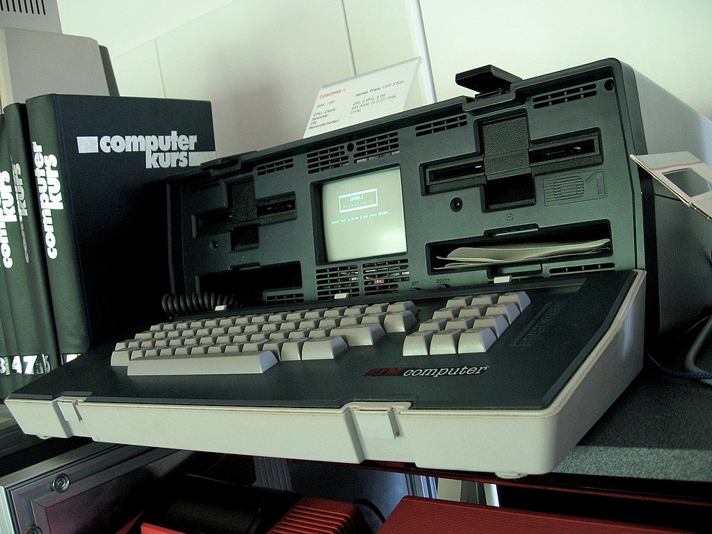 A picture of an Osborne 1 computer.